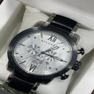 Two Tone Men Wrist Watch