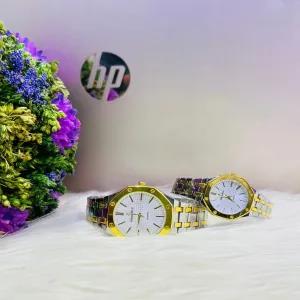 Two Tone New Couple Fashion Couple Watch