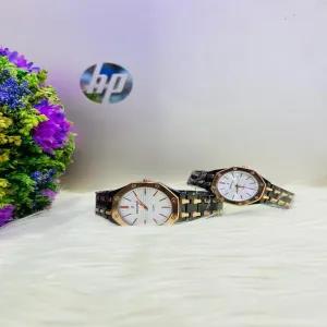 Two Tone New Couple Fashion Couple Watch