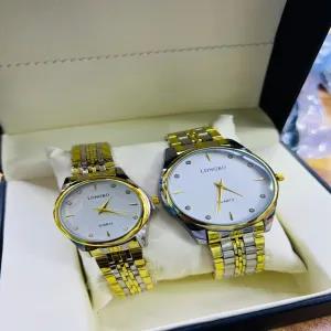 Two Tone New Couple Watch
