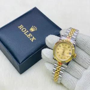 Two Tone New Ladies Fashion Rolex Two Tone/Silver/Gold Watc