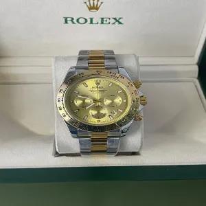 twotone New Mens And Boys Casual Rolex Watch