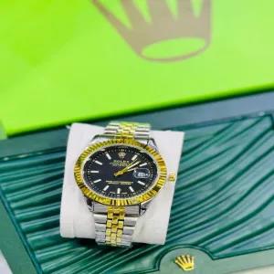 Two Tone New Mens And Boys Casual Rolex Watch