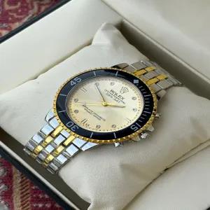Two Tone New Mens And Boys Casual Rolex Watch