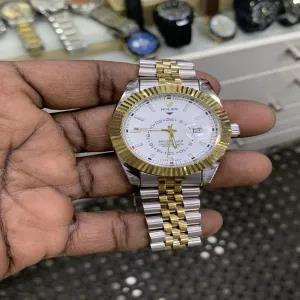 Two Tone New Mens Boys Casual Fashion Rolex Watch