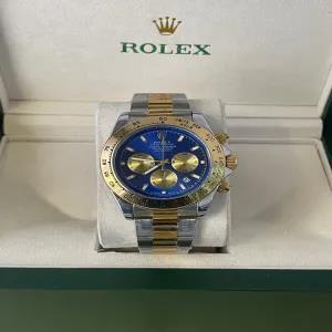 Two Tone New Mens Boys Casual Rolex Watch