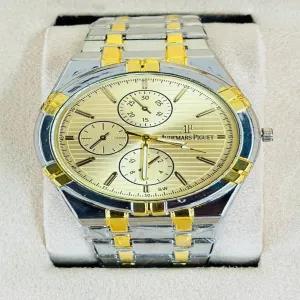 Two Tone New Mens Fashion Silver/Gold/TwotoneWrist Watch
