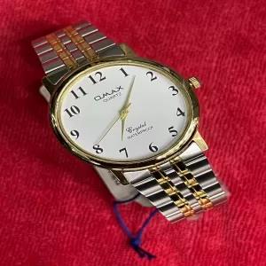 Two Tone OMAX QUARTZ Watch