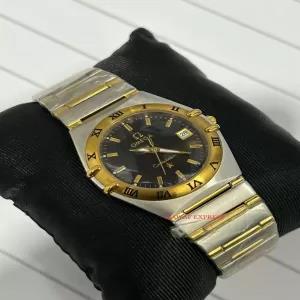 Two Tone Omega Mens Casual Watch