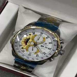 Two Tone Twotone Men Wrist Watch