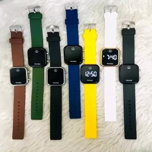 White Mens Womens Casual Led Watch