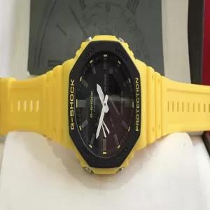 Yellow Mens CASUAL Sports Watch