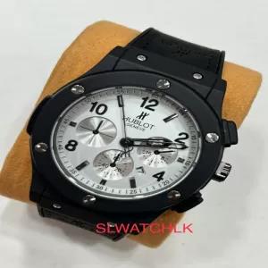 Black Men Fashion Hublot Watch