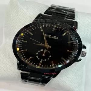 Black Mens Casual Black Watch