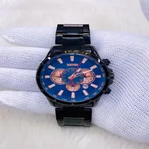 Black Mens Casual Fashion Wristwatch