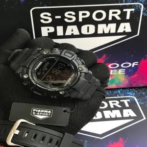 Black Mens Casual Piaoma Brand Watch