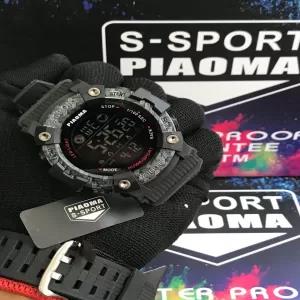 Black Mens Casual Piaoma Watch