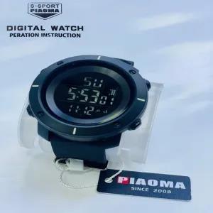 Black New Mens Boys Sports Casual Watch