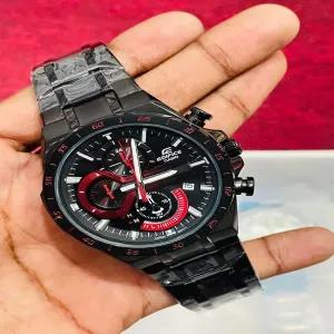 Black New Mens Casual Black Watch