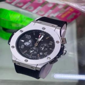 Black New Mens Casual Chronograph Working Watch