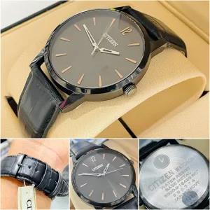 Black New Mens Casual Citizen Wrist Watch