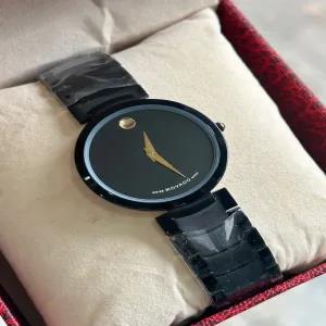 Black New Mens Casual Movado Watch