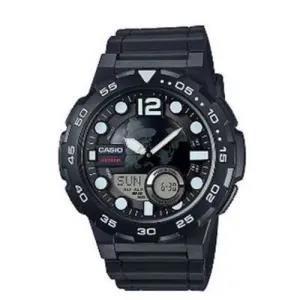 Black New Mens Casual World Time Digital Watch