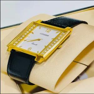 Black New Womens Fashion Square Citizen Watch