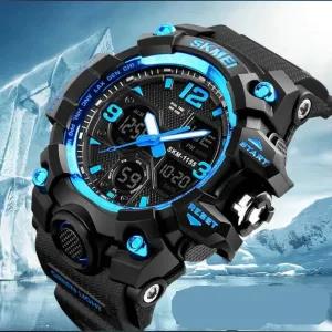 Black Skmei 1155 Men Sport Watch