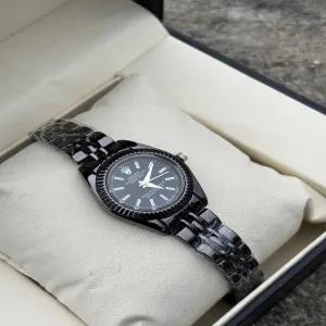 Black Womens Casual Rolex Black Watch