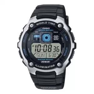 Generic WORLD TIME WATCH Black