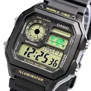 Generic World Time Watch Black