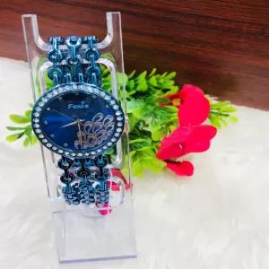 Blue Ladies Steel Watch