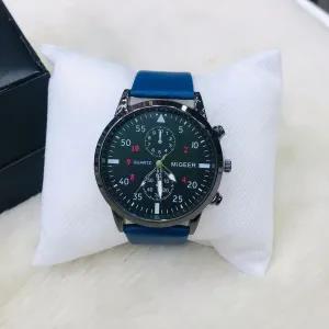 Blue New Boys Gents Casual Watch