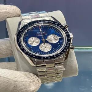 Blue NEW MEN CASUAL SILVER WATCH