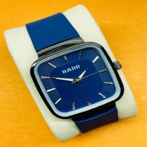 Blue New Mens And Boys Casual Square Watch