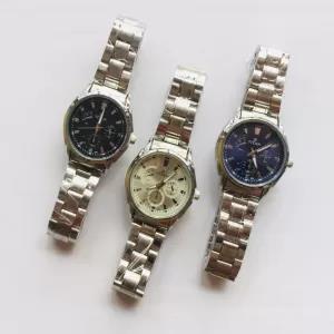 Luxury Women's Casual Watch with Blue Face