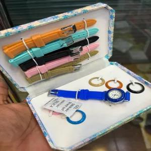 color 6 COLORS STRAPS WATCH LADIES