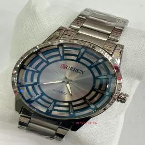 Curren Mens Watch Silver Fashion
