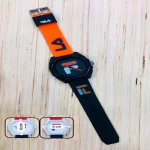 FILA RUBBER BELT MENS WATCH Orange