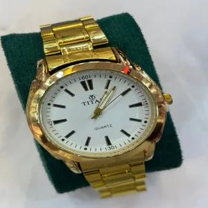 Gold Boys Casual Fashion Gold Watch