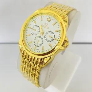 gold Casual Watch For Boys