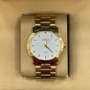Gold Fashion Luxury Men Quartz Wrist Watch