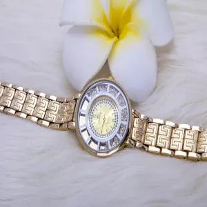 Gold Gold Elegent Casual Party Office Magnet Watch