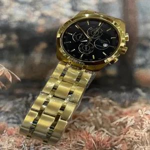 Gold Luxury Watch for Men Stainless Steel Fashion Watch