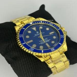 Gold Men Boys Casual Watch