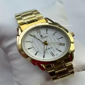 Gold Men Casual Watch Gift Boys