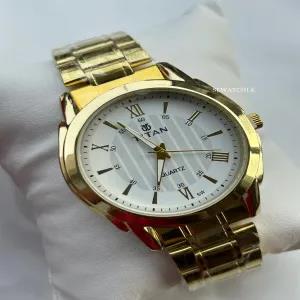Gold Men Casual Watch Gift Boys