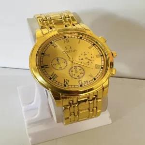 Gold Mens And Boys Casual Gold Watch