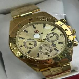 Gold Mens Casual Boys Watch